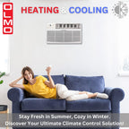OLMO 8,000 BTU 115V Through-the-Wall AC & Heater, with Wall Sleeve