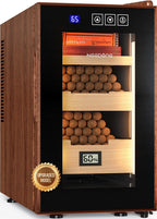 NEEDONE Electric Cigar Humidor 23L with Heating and Cooling Control System