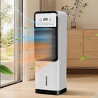 Evaporative Air Cooler, Portable Cooling and Heating Air Conditioners Heating Syste, Cooling Fan/Space Heater, Comes with a Remote Control for Timed Wide-Angle Airflow