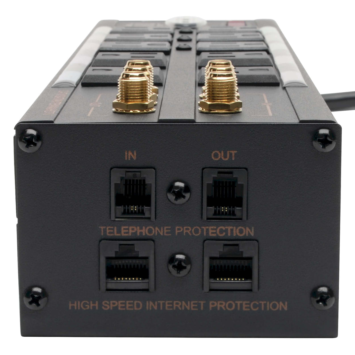 Eaton Tripp Lite HT10DBS Heavy Duty Isobar Metal Surge Protector 10 Outlets