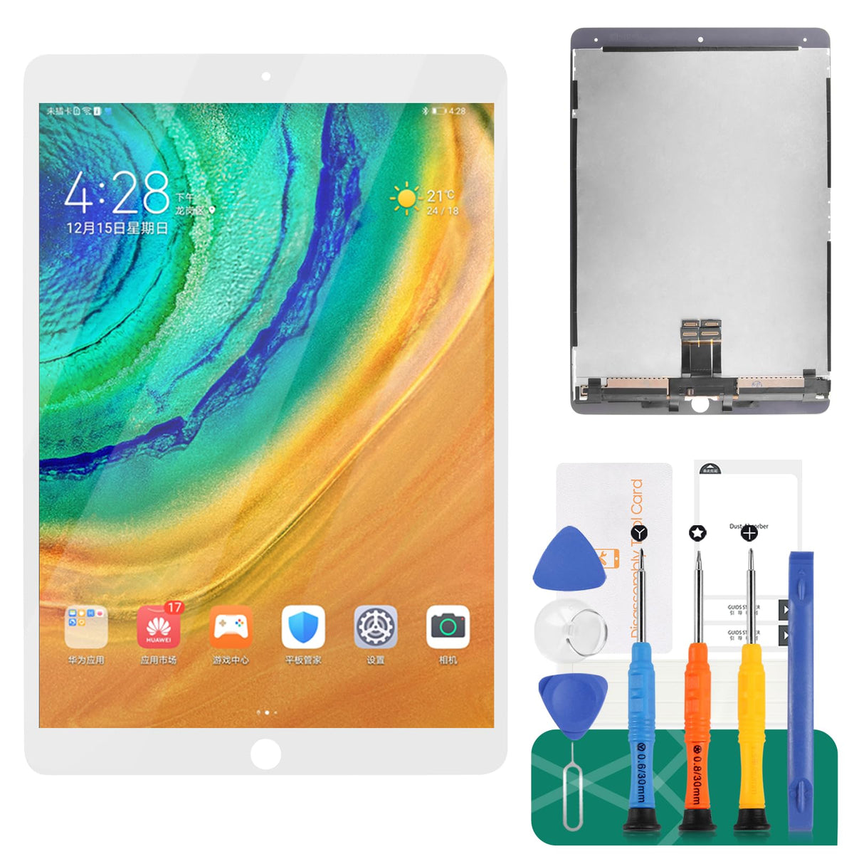 for iPad Pro 10.5 A1701 A1709 Screen Replacement LCD Display LCD Display Matrix Touch Screen Digitizer Tablet Assembly no Home Button EMC 3140 3141