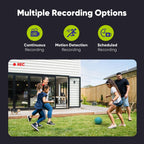 SANNCE 1080P Security Camera System 8CH H.264+ 1080N Home Surveillance DVR and (8)×1080P Weatherproof Outdoor CCTV Camera with 100ft Night Vision, Easy Remote Access, Smart Playback, NO Hard Drive