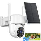 2K Security Camera System, 5GHz&2.4GHz WiFi Solar Wireless Cameras for Home Security, Wire-free Installation, AI Detection, Two-way Audio, Mobile alerts, SD/Cloud Storage, Color Night Vision, 4 Packs