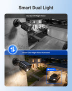 ANNKE 16CH Surveillance Security Camera System, 8Pcs 2MP Cameras, 2TB HDD