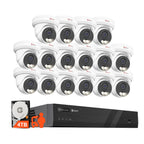 Anpviz 8CH 4K PoE Security Camera System, 6pcs 8MP Wired PoE IP Cameras