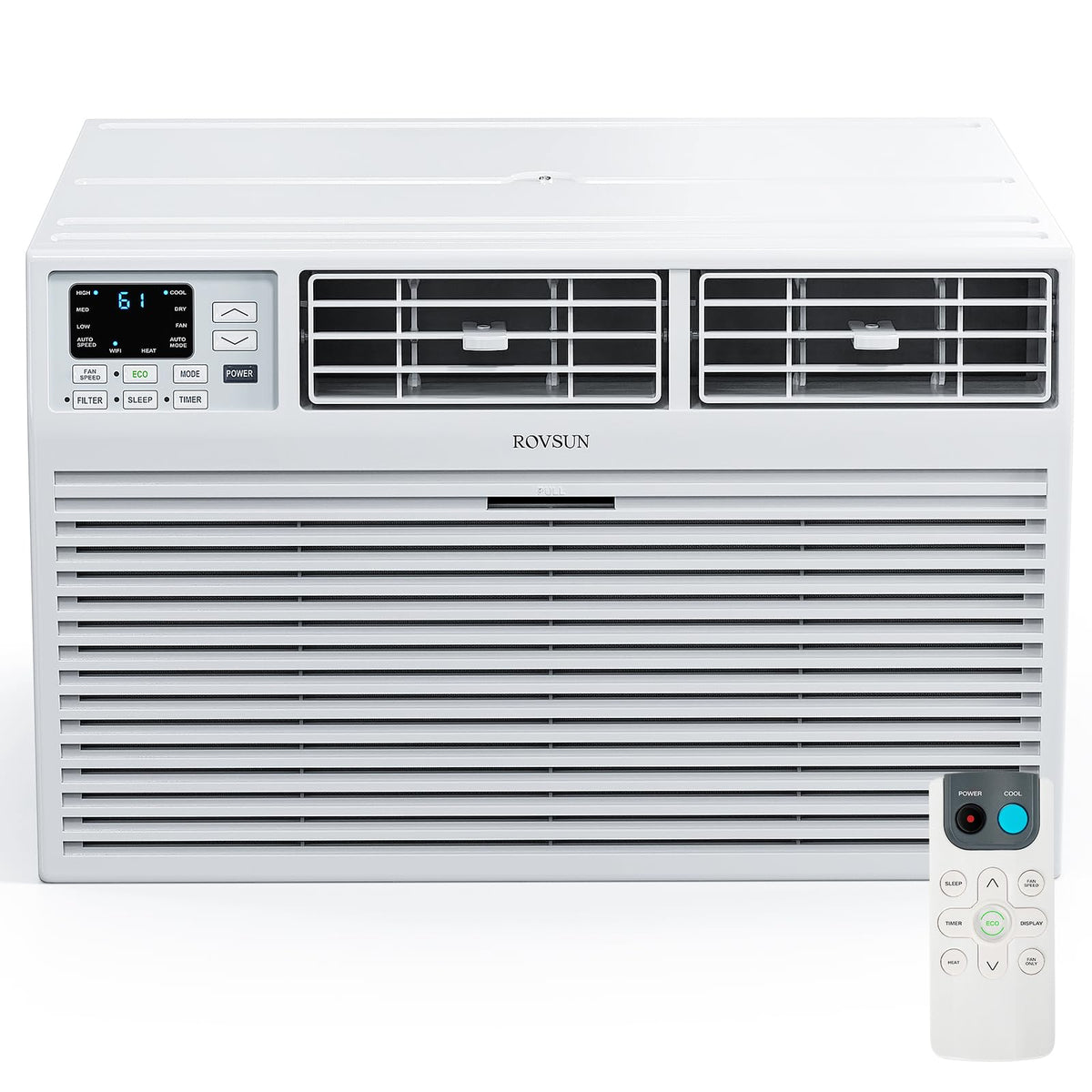 ROVSUN 12000 BTU Through the Wall Air Conditioner with Heat, Remote, 230V