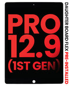 Best Shopper - Replacement LCD Assembly with Digitizer & Daughter Board Flex Pre-Installed Compatible for iPad Pro 12.9" 1st Gen (2015) (Aftermarket Plus) (Black)