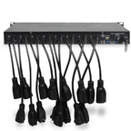 Power Supply Strip Unit Surge Protector, 19" Rack Mount 20 Outlet