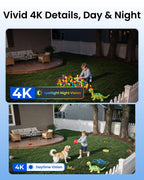REOLINK Argus PT Ultra 4K Solar Security Camera Outdoor System 4 Pack