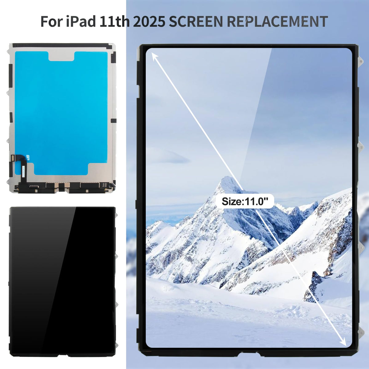 for iPad 11th Generation 2025 Screen Replacement for iPad 11 Display LCD for iPad A3355 LCD Screen Replacement A3356 A3354 11" A16 (Without Digitizer)