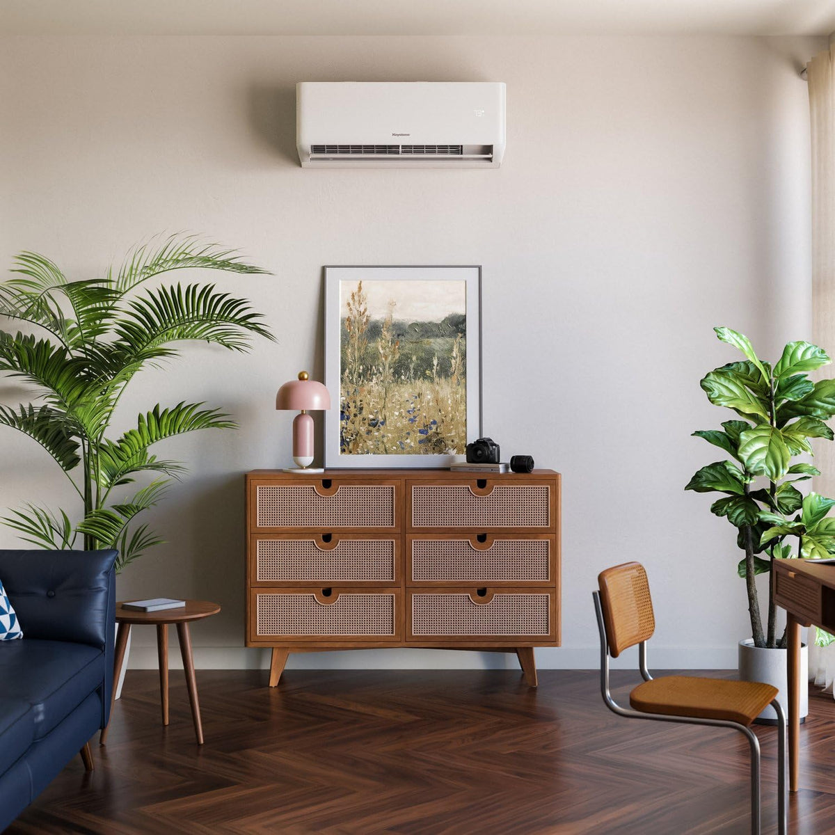 Keystone Summit 9,000 Cool/10,000 Heat BTU 230V Mini Split AC, 400 Sq Ft