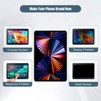 LCD Digital Display Compatible with iPad Pro 12.9 5th 6th Gen Generation 2021 2022 A2378 A2379 A2461 A2436 A2764 A2437 12.9" LCD Display Touch Screen Assembly with Tools