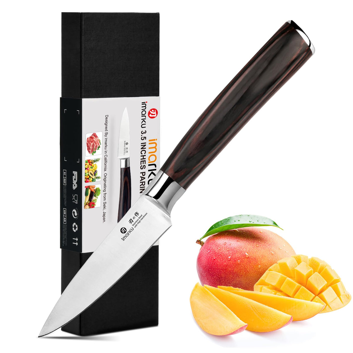 Imarku 14-Piece Japanese Gyutou Stainless Steel Kitchen Knife Set