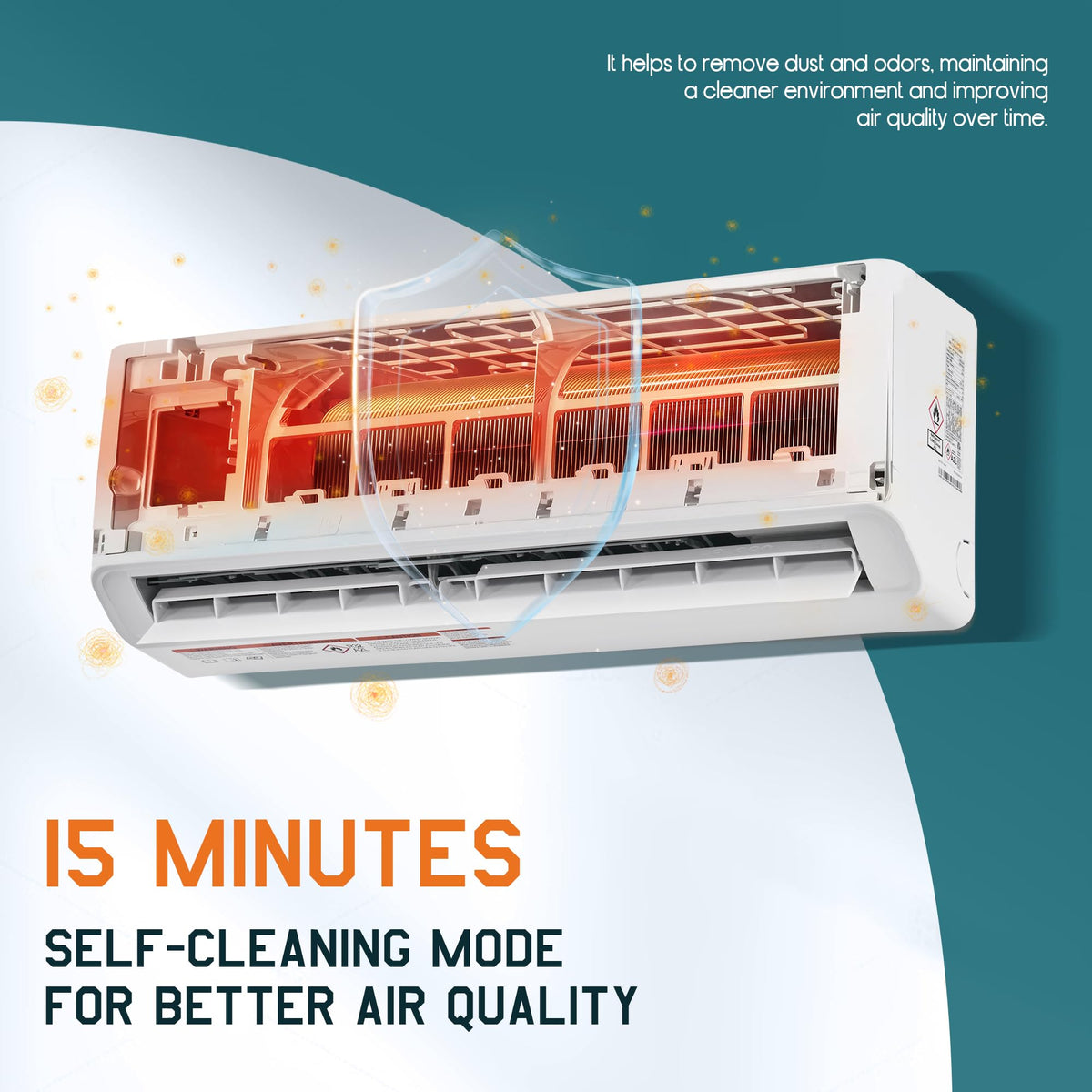 Albott 115V Mini Split Air Conditioner & Heat Pump, Wifi Enabled, 12000BTU