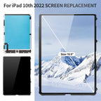 for iPad 10th Generation 2022 Screen Replacement for iPad 10 Display LCD for iPad A2757 LCD Screen Replacement A2757 A2777 A2696 10.9" (Without Digitizer)