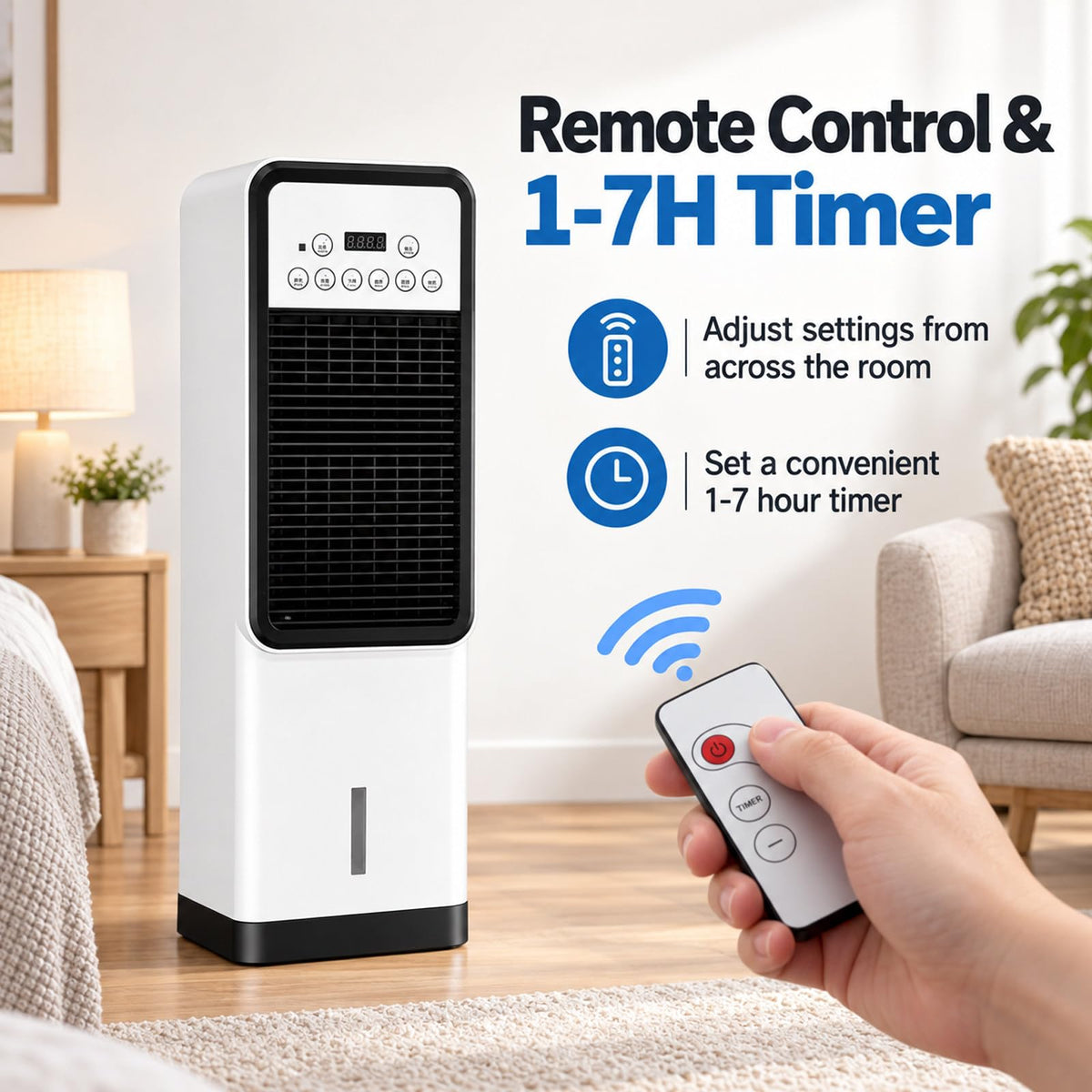 Portable AC and Heater Combo for Rooms Up to 108 sq ft 110V