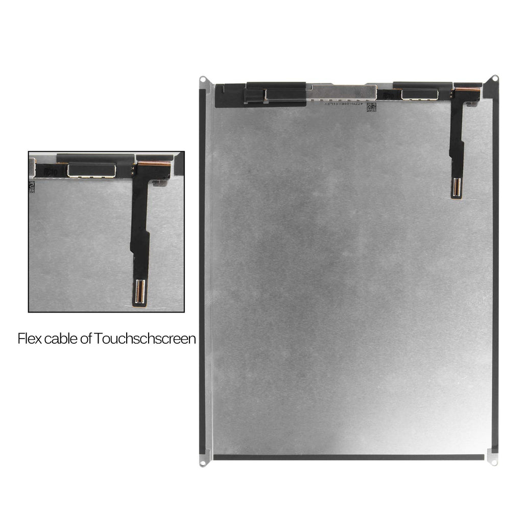 LCD Screen Replacement for iPad 5 2017 A1822 A1823 LCD Display Matrix Touch Sensor Screen Digitizer Assembly Repair Parts Kits with Home Button & Free Tools Set 9.7inch (Not for Air) (Black)