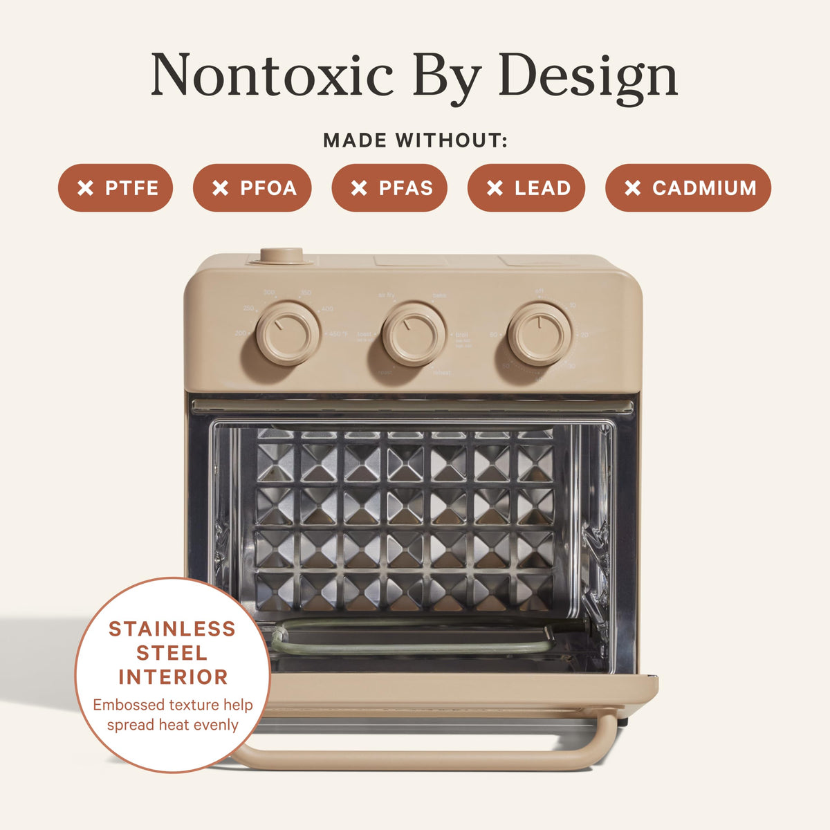 Our Place Wonder Oven, 6-in-1 Air Fryer & Toaster Oven, 2-Rack, 13 Qt