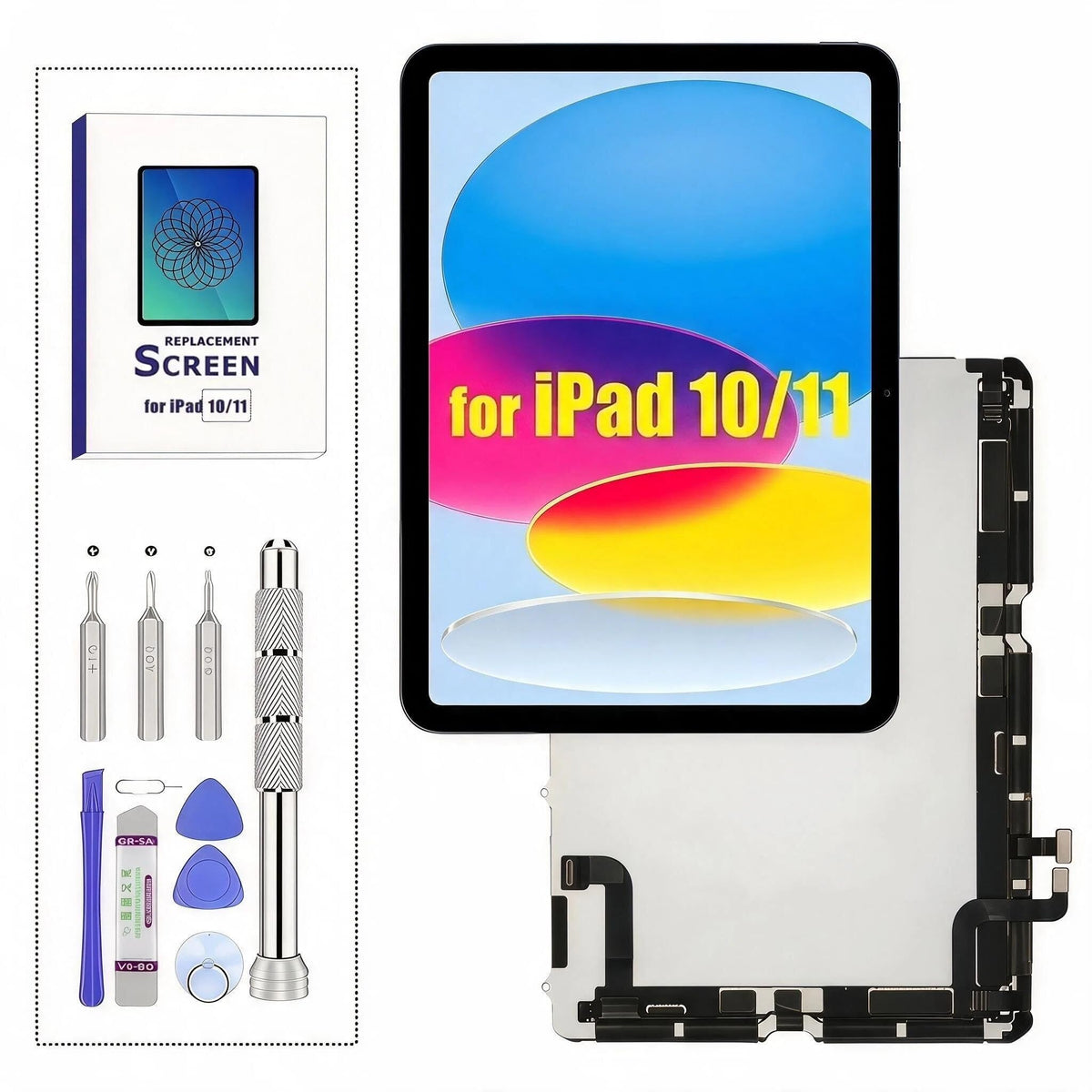 ZTR for iPad 10th Gen (2022) / (A16) (2025) 11th Gen Screen Replacement, Fit 10.9" and 11" LCD Display, for iPad 10th/11th Model A2696 A2757 A2777 A3354 A3355 A3356 (Only LCD, Not Touch Digitizer)