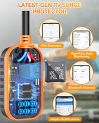 Smart 30 Amp RV Surge Protector with WiFi App 15000J