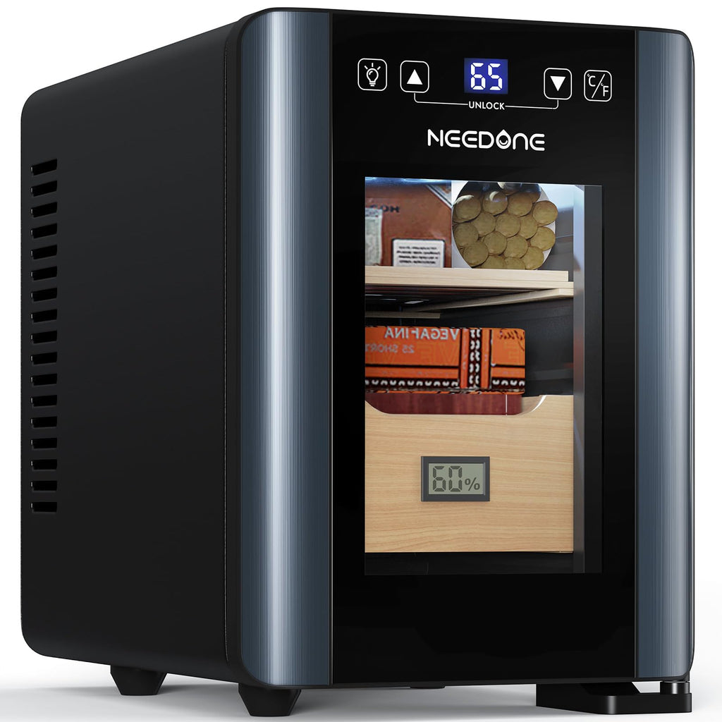 NEEDONE Electric Cigar Humidor 23L with Heating and Cooling Control System