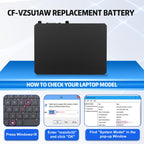H5CKD 1AW Battery Replacement for Panasonic CF-33 11.1V 22Wh