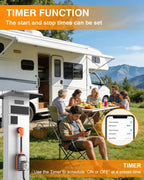 Smart 30 Amp RV Surge Protector with WiFi App 15000J