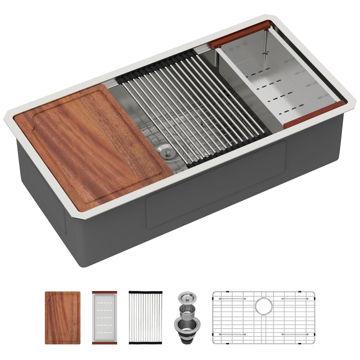 30 Inch Undermount Kitchen Sink Stainless Steel