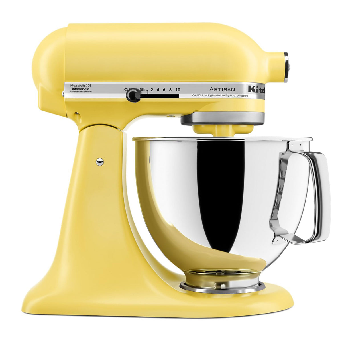 KitchenAid Artisan, 5-Qt Tilt Head Stand Mixer, KSM150PS, Almond Cream