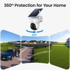 aosu D1 Classic 4-Cam Kit, Security Cameras Wireless Outdoor, Solar Powered