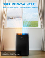 Midea Duo 14,000 BTU Portable Air Conditioner with Heat, Inverter Quiet