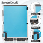 for iPad 10th Generation 2022 Screen Replacement for iPad 10 Display LCD for iPad A2757 LCD Screen Replacement A2757 A2777 A2696 10.9" (Without Digitizer)