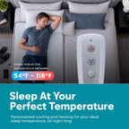 Cooling and Heating Mattress Pad for Bed - Twin Size Temperature Control