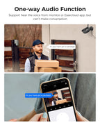 Hiseeu 5MP Home Security Camera System Outdoor, 2.4G/5G Wireless WiFi Pro