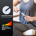 Cold Water Therapy and Hot Water Therapy System - Circulating Personal Heat/Cooling Device by Aqua Relief (ARS w/Back Pad)