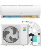 12000 BTU Mini Split AC & Heating System, Heat Pump, 19 SEER2, 115V