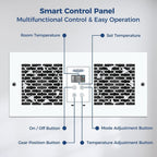 ALORAIR Built-in Heating & Cooling Room to Room Air Transfer Fan, 300 CFM