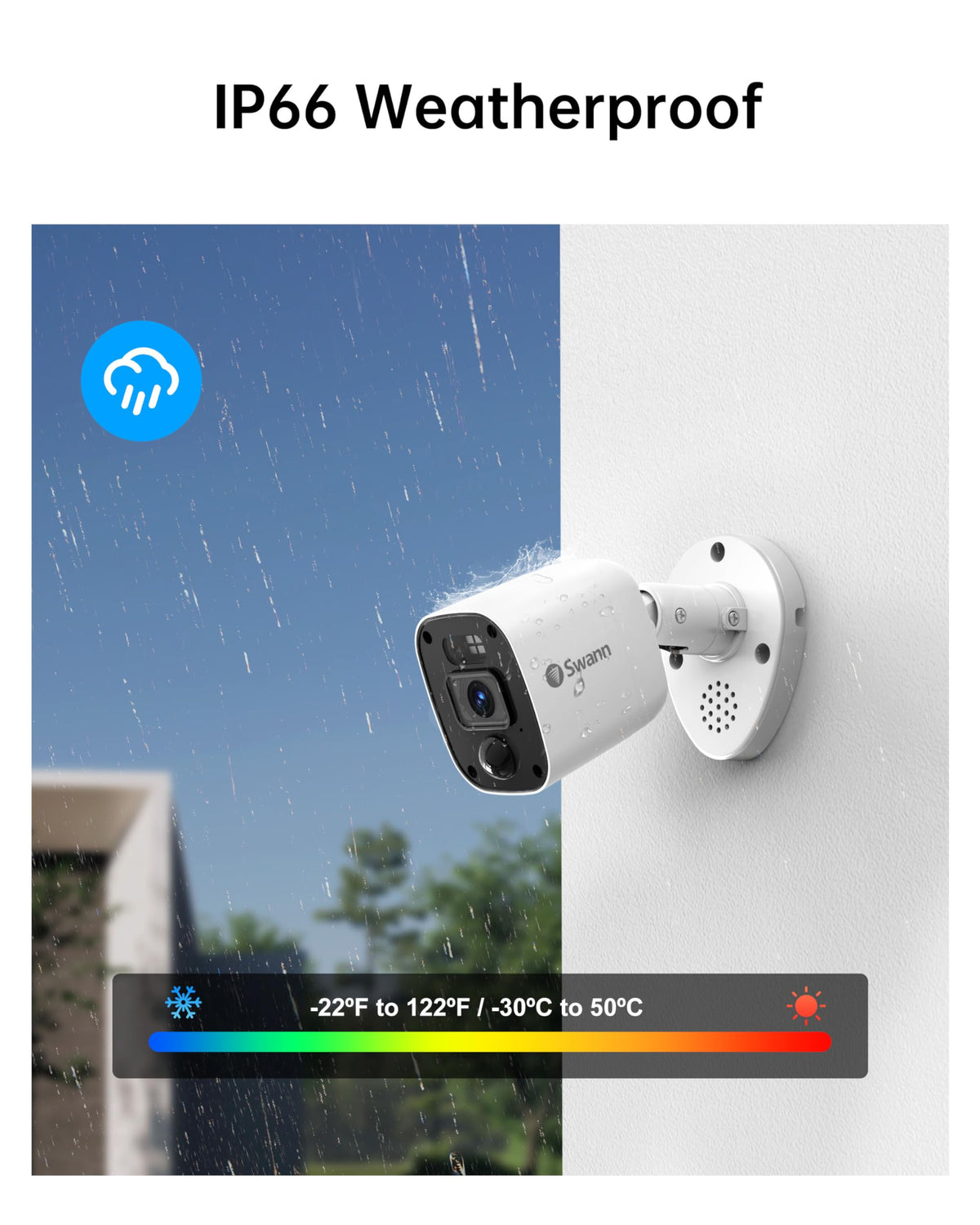 Swann 4 Channel 4 Cameras 1080p HD Security System,DVR 64GB SD Card Security System with Microphone,Wired Surveillance Bullet Cameras,Colour Night Vision,Heat & Motion Detection|SWDVK-446854MQB