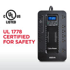 CyberPower EC850LCD Ecologic UPS Battery Backup and Surge Protector