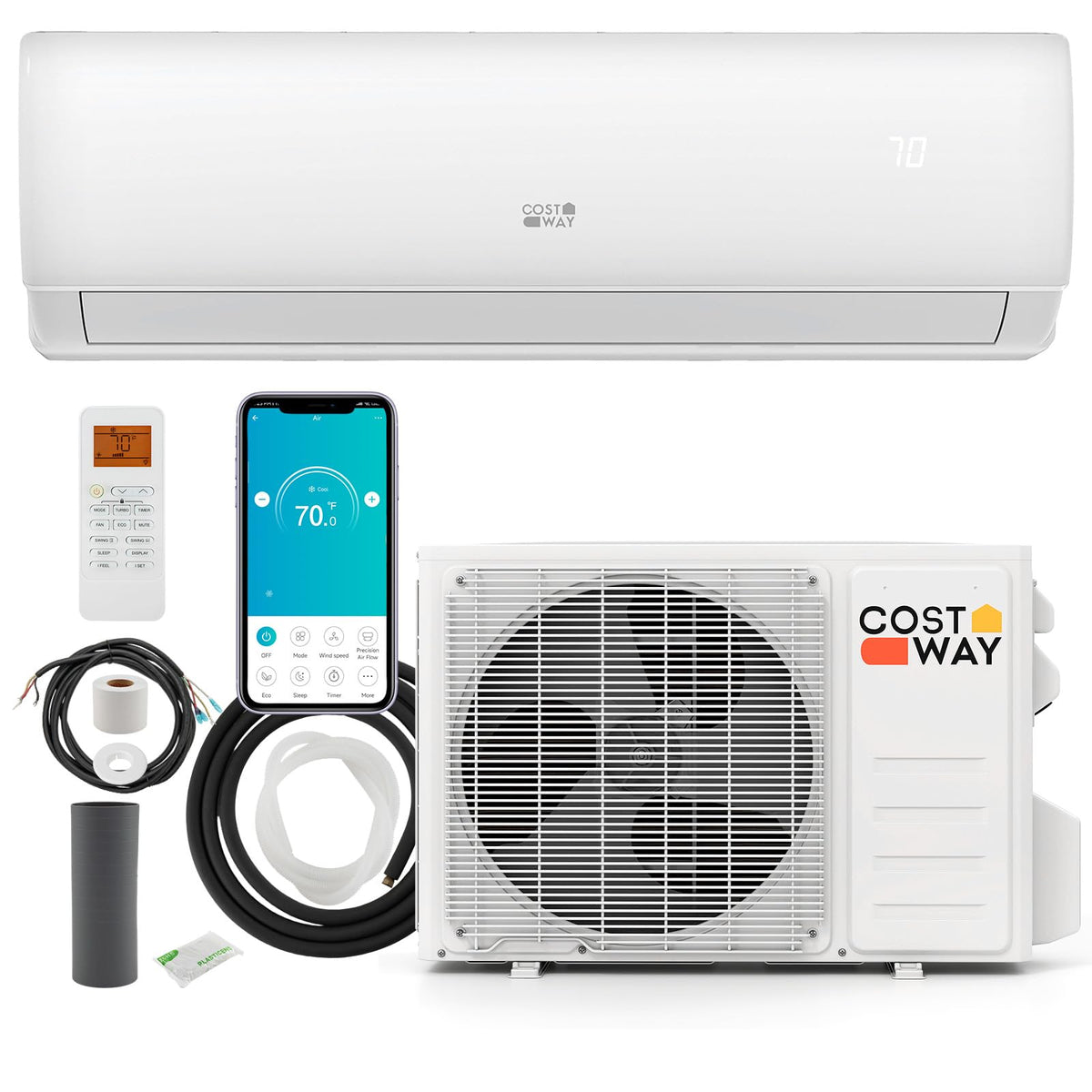 COSTWAY 11500 BTU Mini Split Air Conditioner
