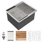 30 Inch Undermount Kitchen Sink Workstation Stainless Steel