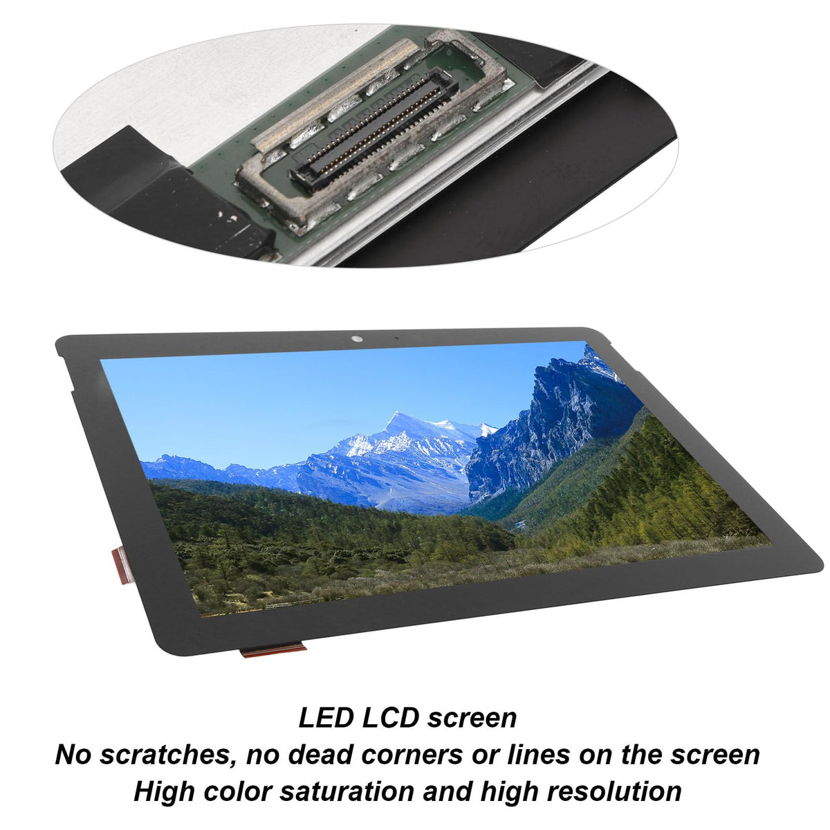 Screen Replacement for 1 1824 1825 LQ100P1JX51, 10.5in 1800x1200 LED Display Digitizer Assembly, High Accuracy Professional Tablet Repair Part