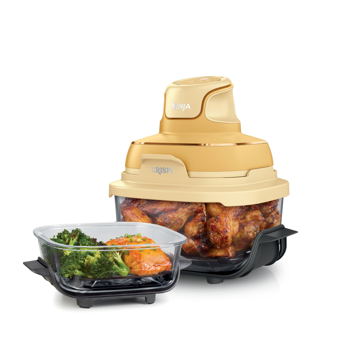Ninja Crispi Glass Air Fryer, 4-in-1, Grey, FN101GY