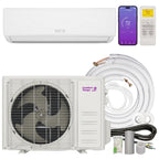 Energy-Saving 9000 BTU Mini Split 110V – 19 SEER, Pre-Charged, Ductless, Quiet & Comfortable Mini Split AC/Heating System with WiFi & Complete Easy Install Kit (Elite Series)