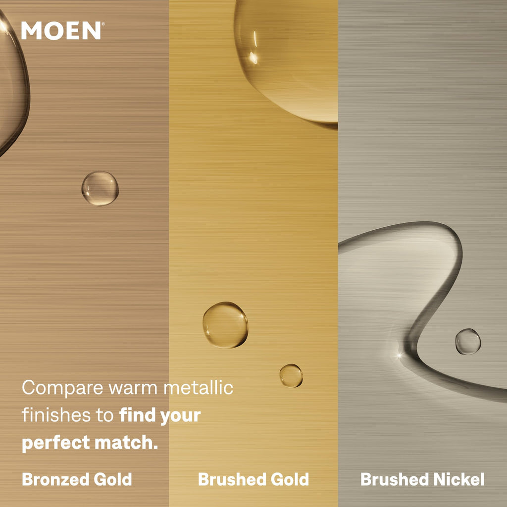 Moen Swyre Spring Pulldown Kitchen Faucet, Bronzed Gold, 87538BZG