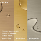 Moen Swyre Spring Pulldown Kitchen Faucet, Bronzed Gold, 87538BZG