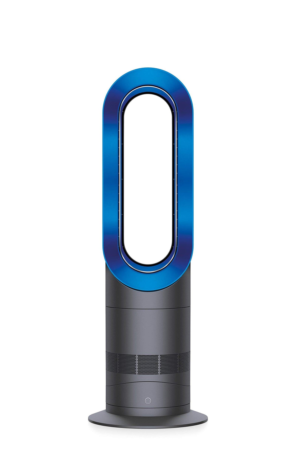 Dyson AM09 Fan Heater, Iron/Blue (Renewed)