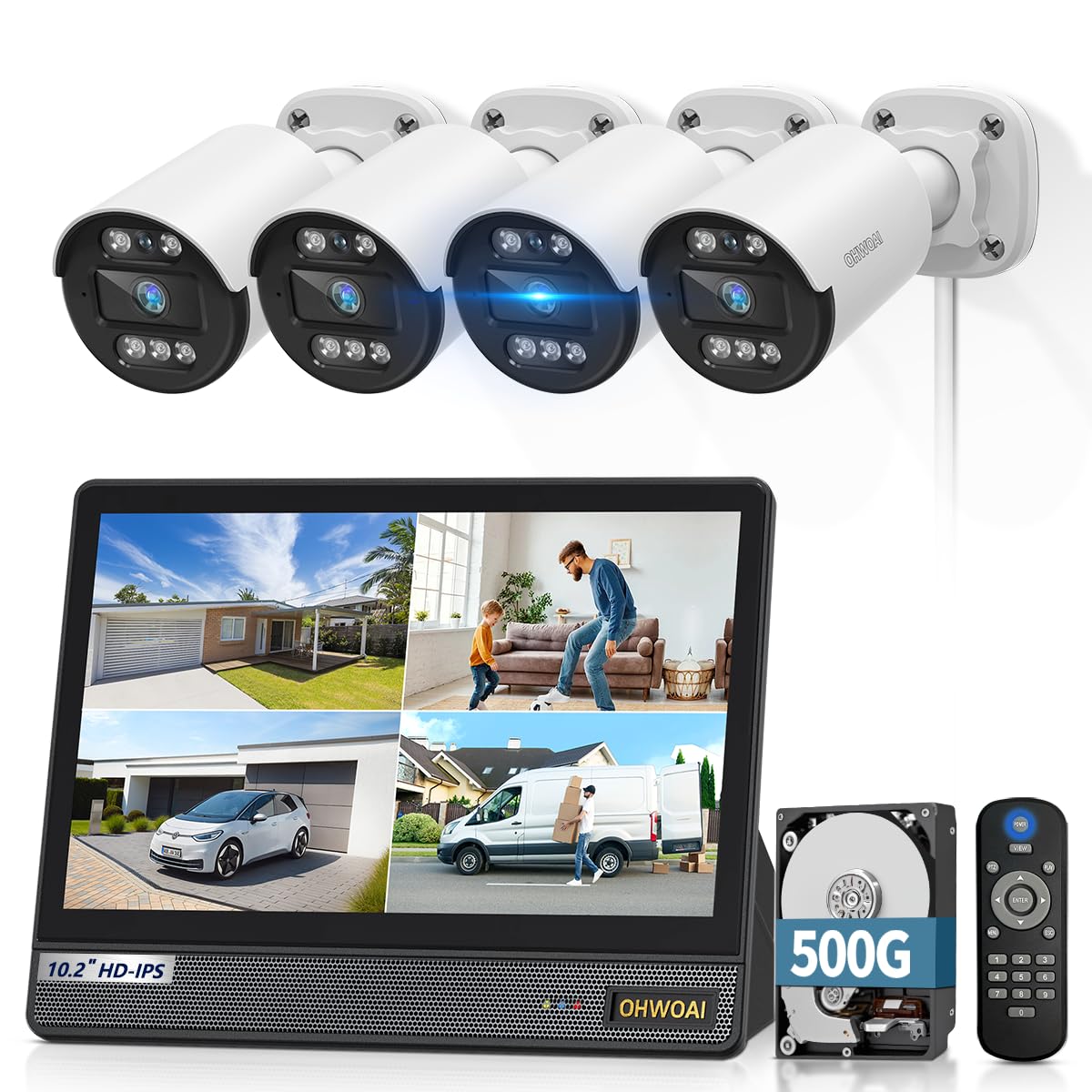 Wired Security Camera System Outdoor, CCTV Cameras Systems