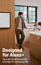 Amazon Echo Show 16 with Nanomatte display (newest model), Kitchen command center and productivity hub, Built-in Fire TV and night vision camera, Wall mount included, Designed for Alexa+