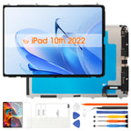 LCD Screen Replacement for iPad 10th Gen 2022 LCD Display for iPad 10.9 2022 LCD Screen Glass with Repair Kit A2696 A2757 A2777 (Only LCD,Not Touch Digitizer)